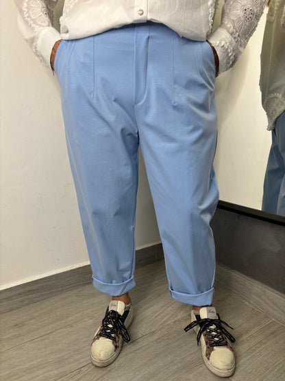 Pantalone 158C Flaminia Azzurro
