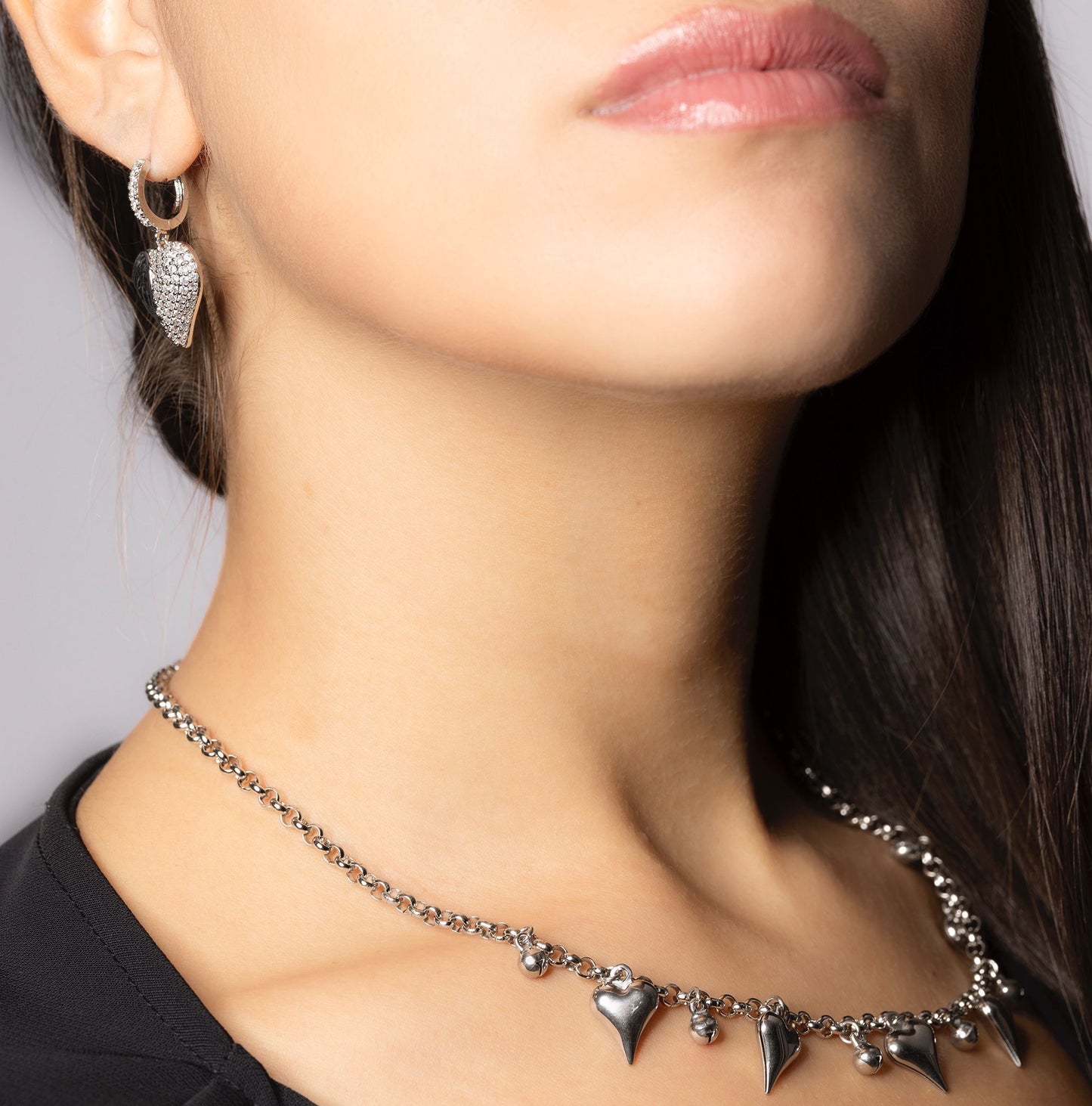 Collana Cuori Pendenti
