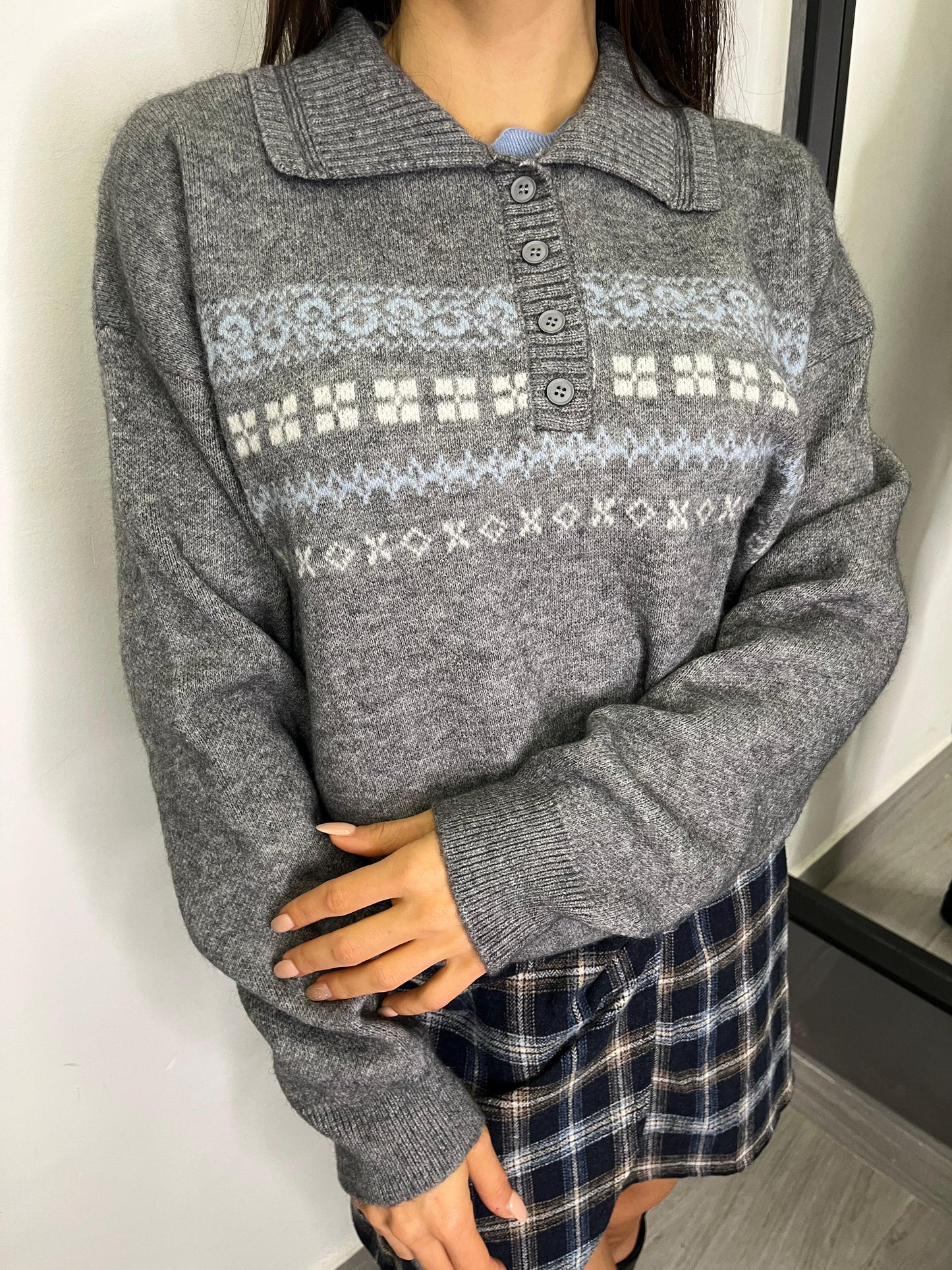 Maglione Grechine Grigio