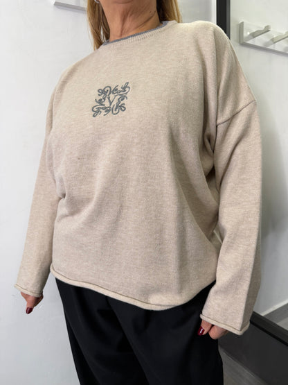 Maglione Beige Vicolo