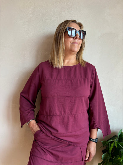 Maglia Sun Shira Bordeaux
