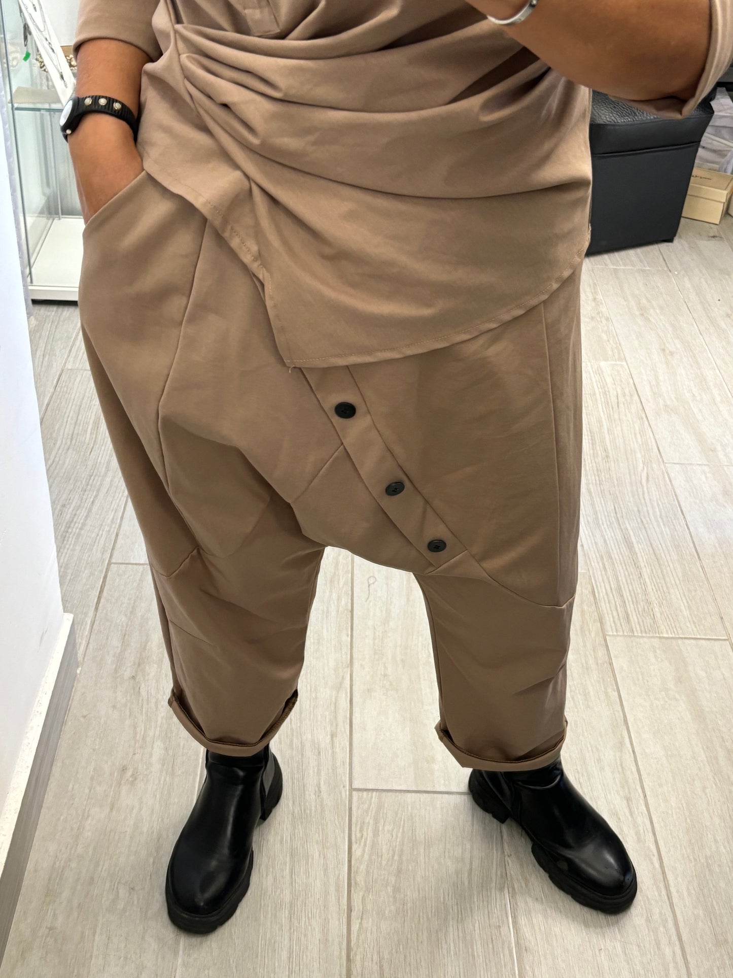 Pantalone Sun Andrew Beige Scuro