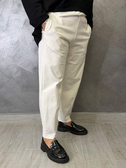 Pantalone Wendy Slim Bianco
