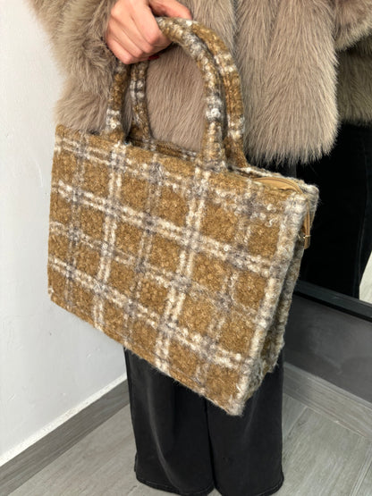 Borsa Bucle’ Camel/Burro