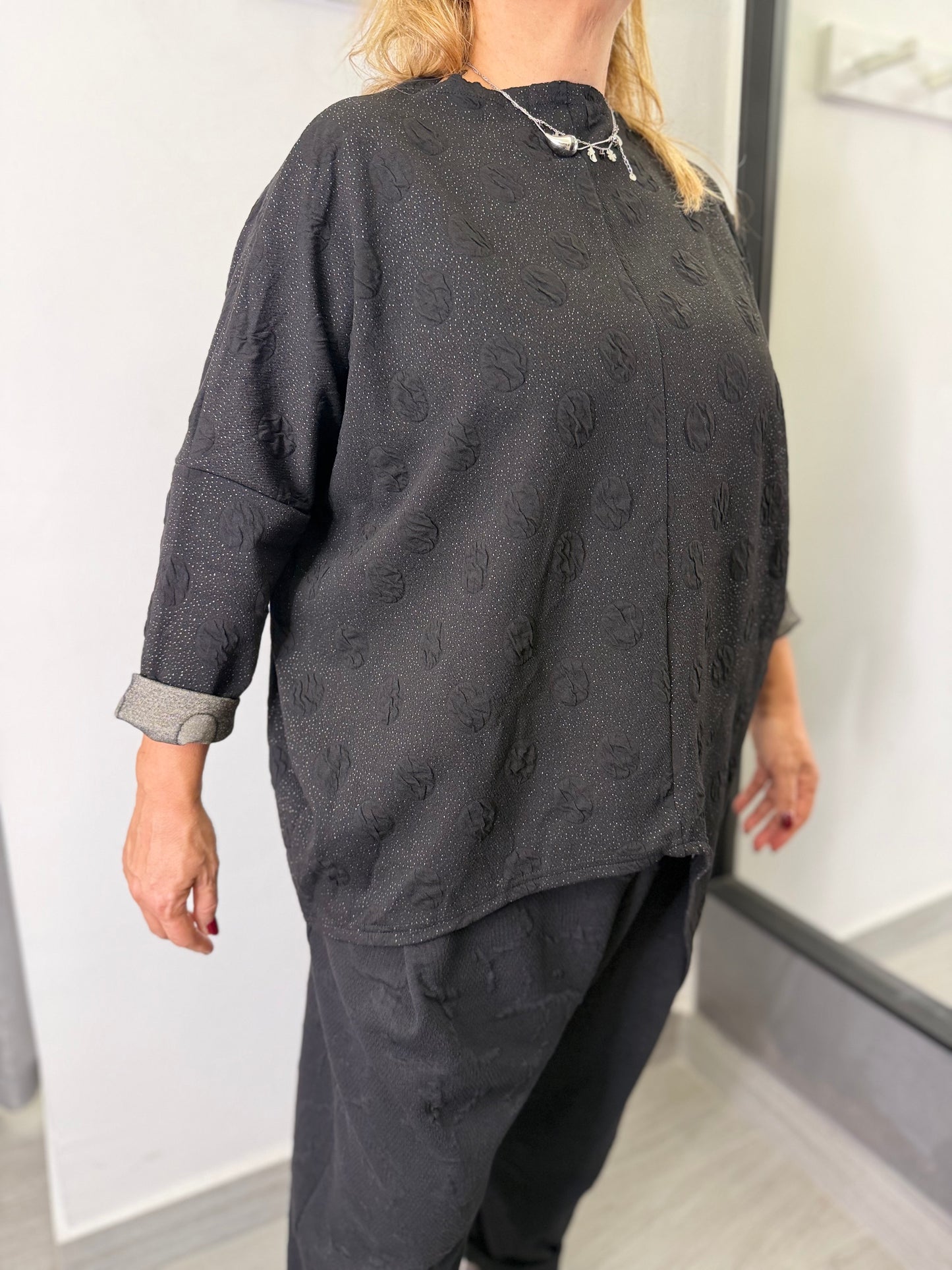 Casacca Wendy Bolle Nera