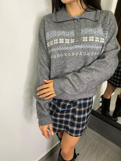 Maglione Grechine Grigio