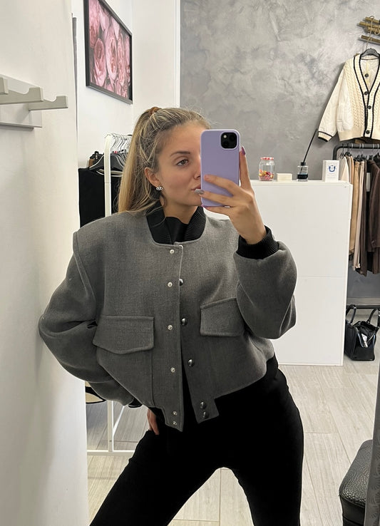 Bomber Cargo Grigio