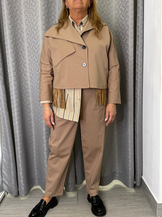 Giacca Sun Mirka Beige Scuro