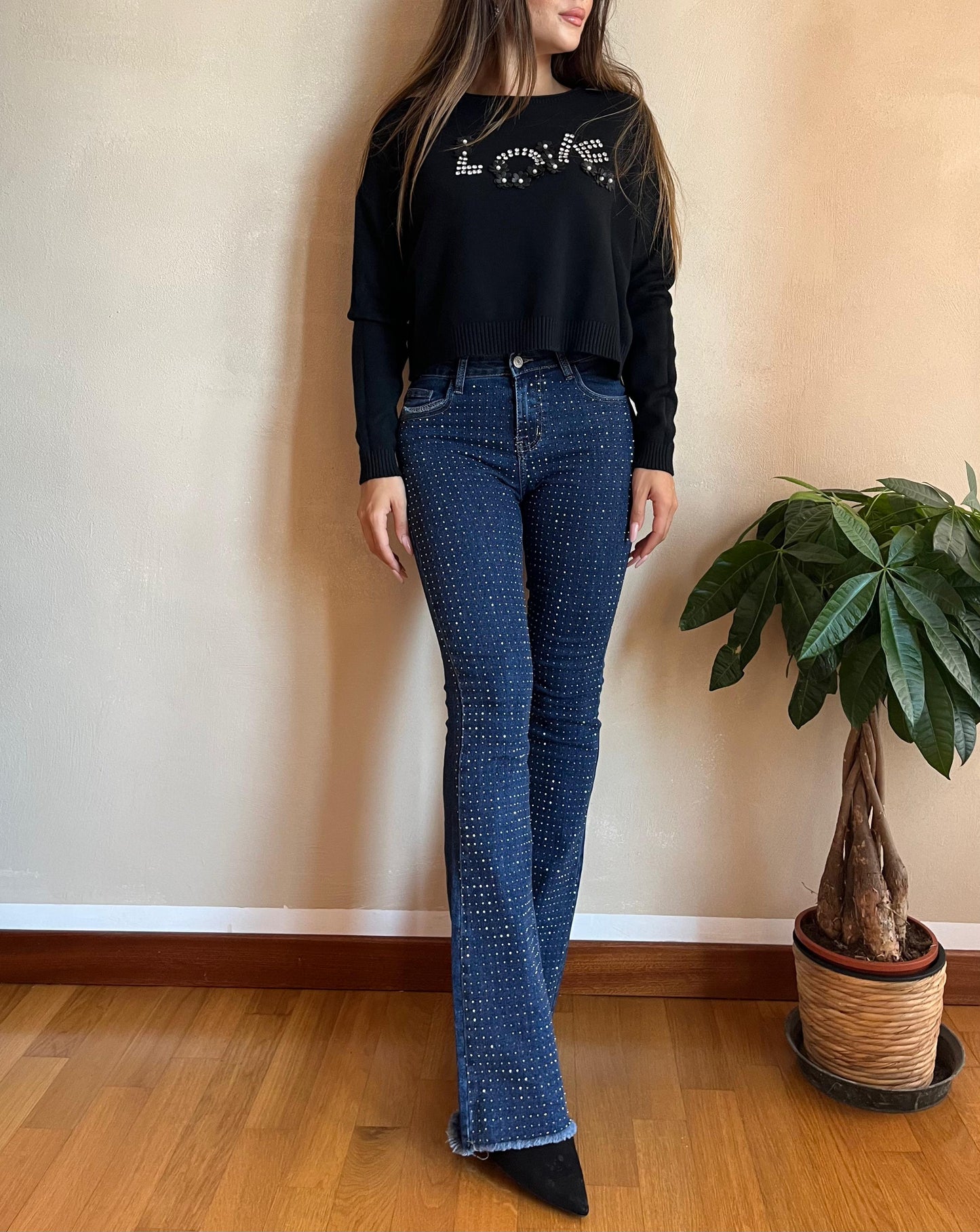 Jeans Shine A Zampa