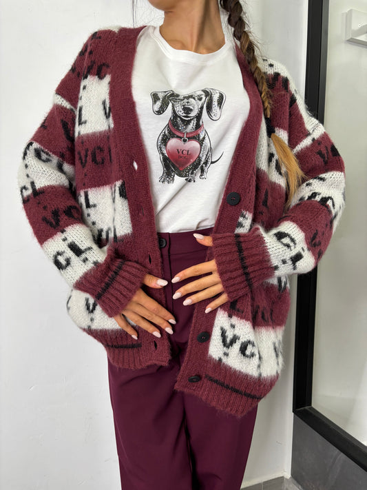 Cardigan VCL Burgundi Vicolo