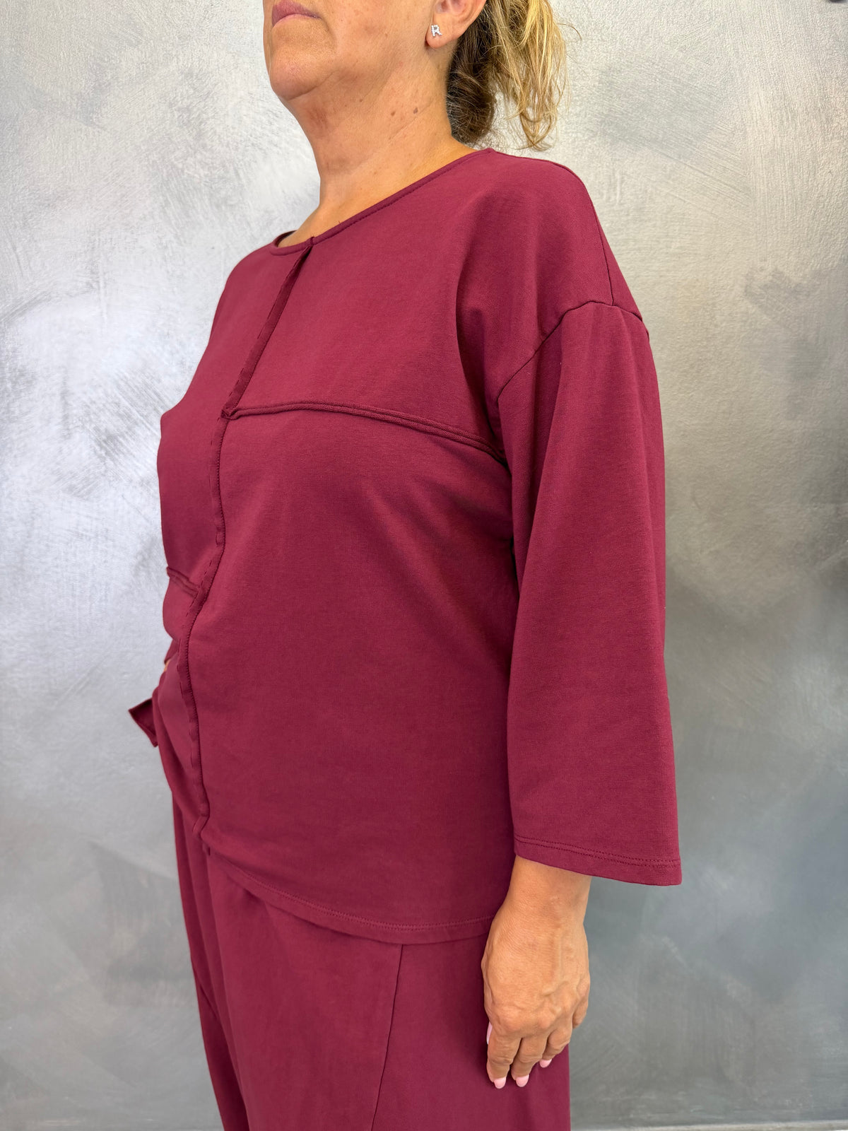 Maglia Sun Nerissa Bordeaux