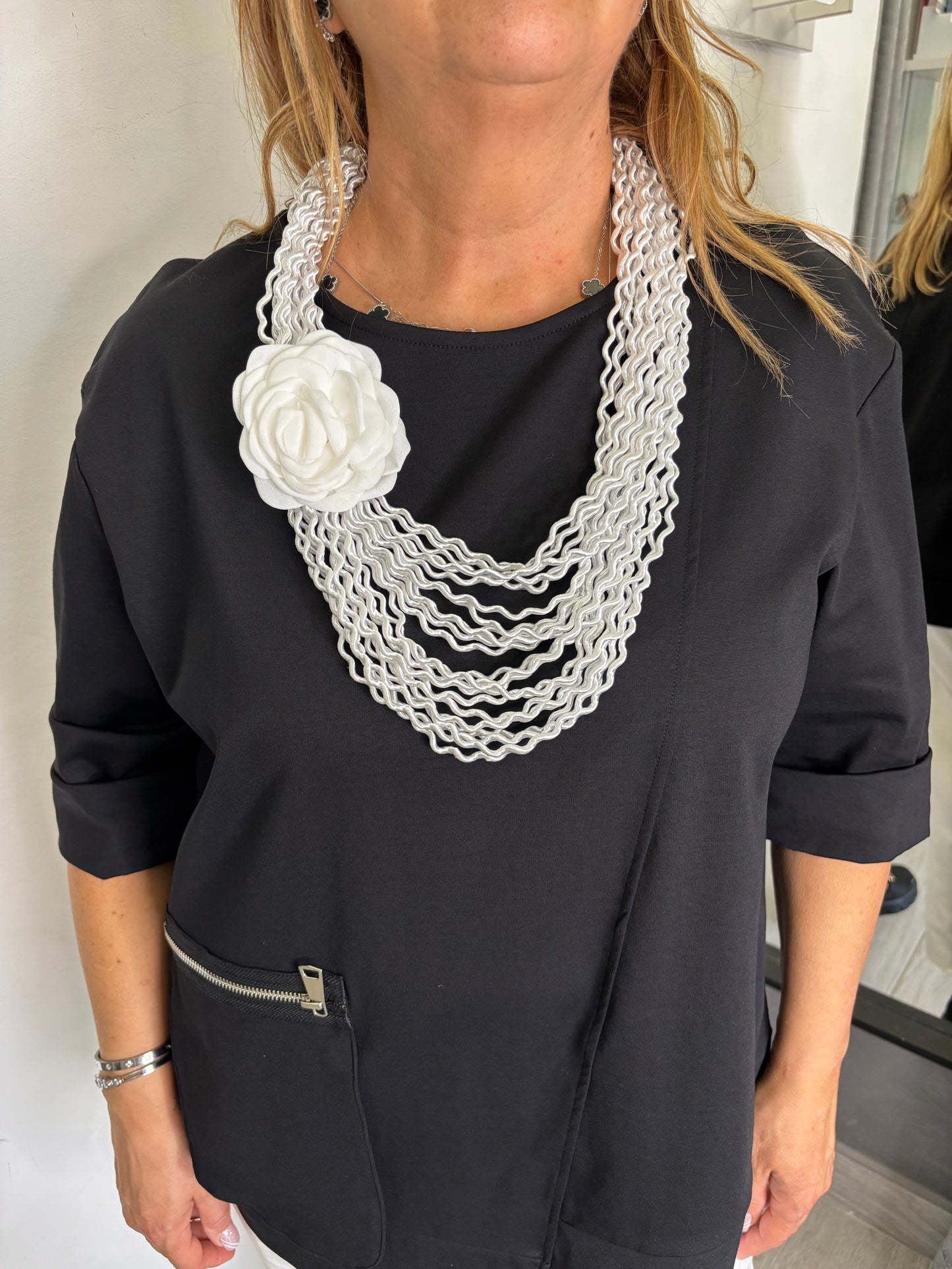 Collana Rose Bianca