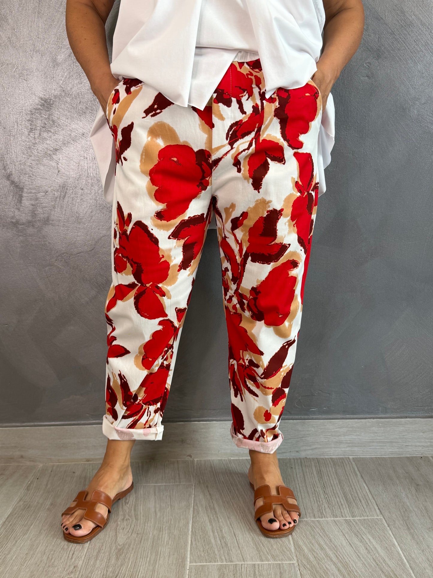 Pantalone 158C Elettra Rosso