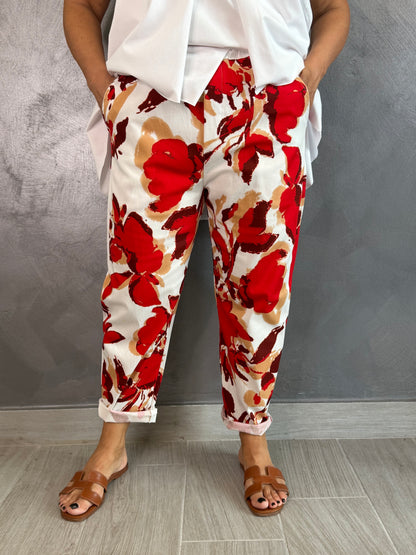 Pantalone 158C Elettra Rosso