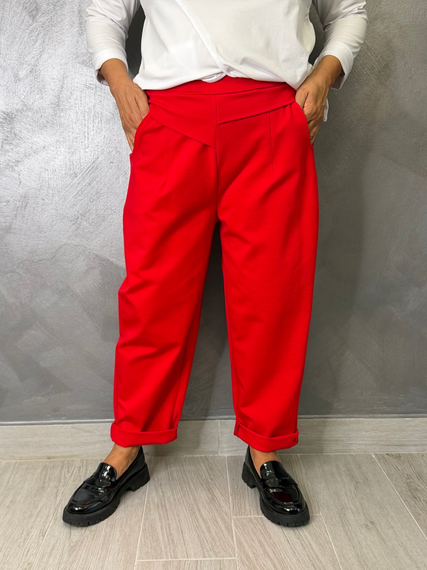 Pantalone 158C Sofia Rosso