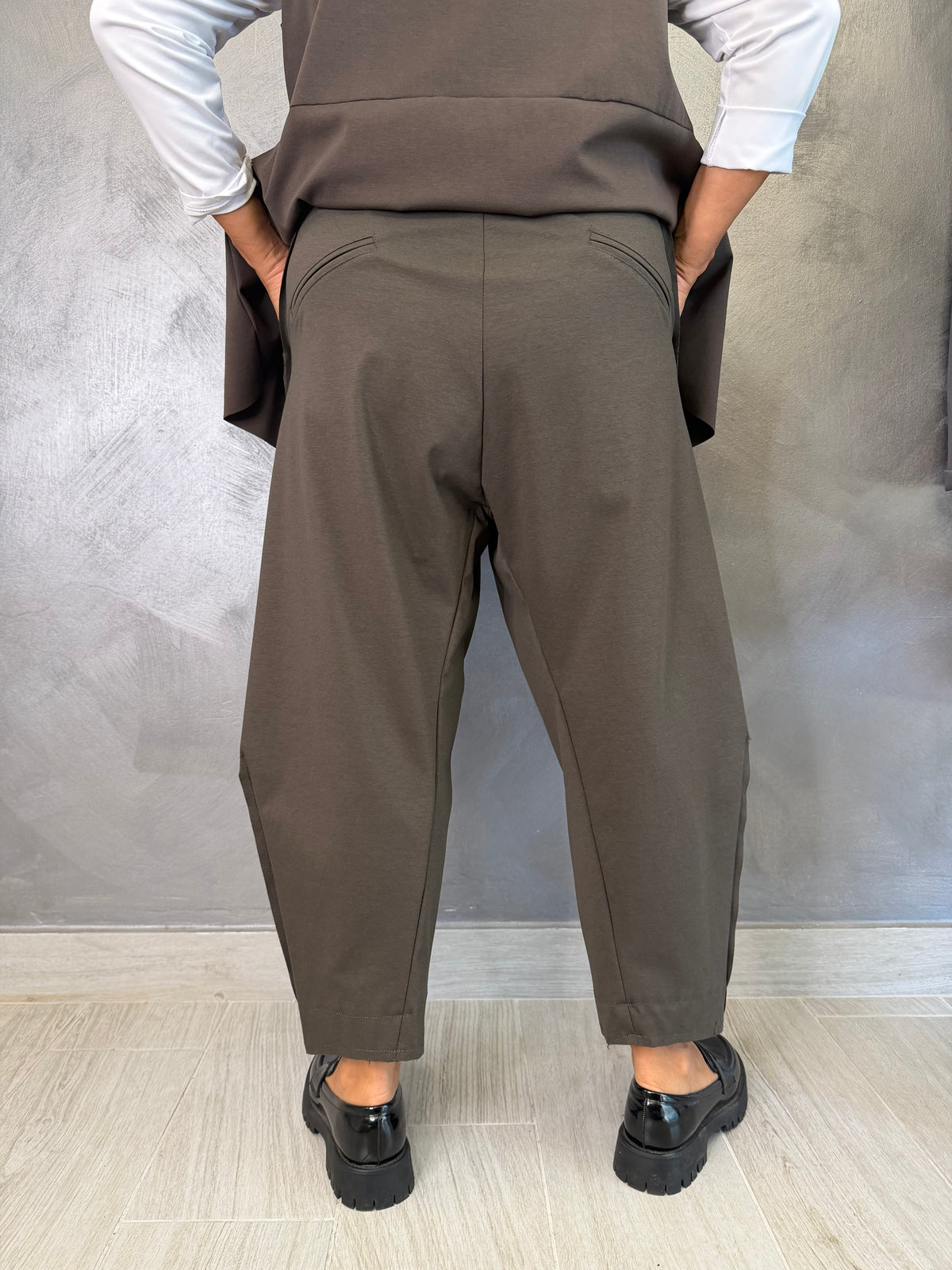 Pantalone Wendy Balloon Marrone