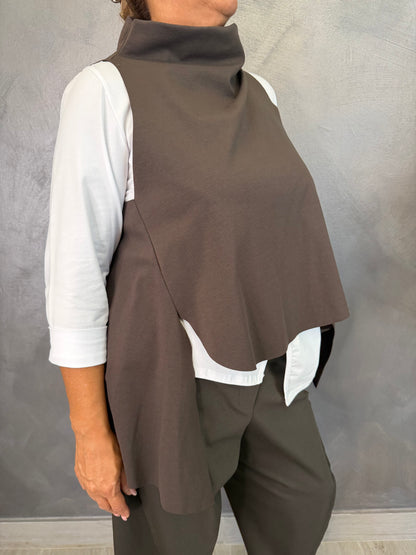 Gilet Wendy Marrone