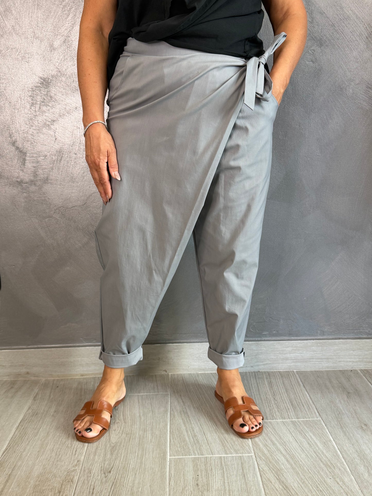 Pantalone Sun Pareo Summer Grigio