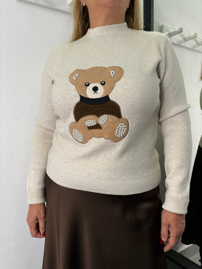 Maglia Teddy Beige