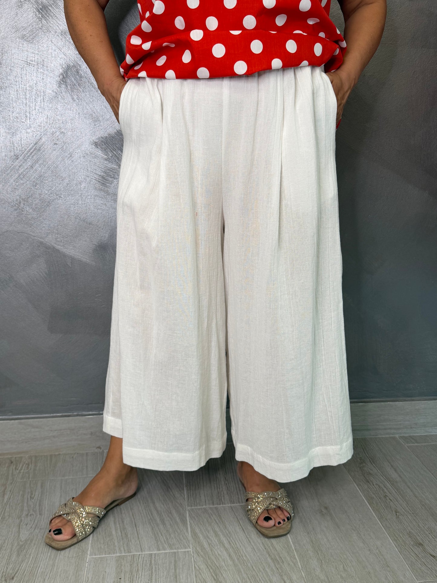 Pantalone Wendy Adele Bianco