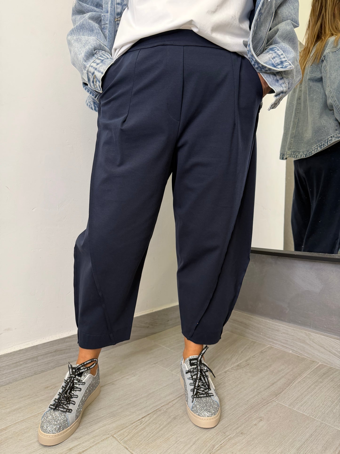 Pantalone Wendy Balloon Blu