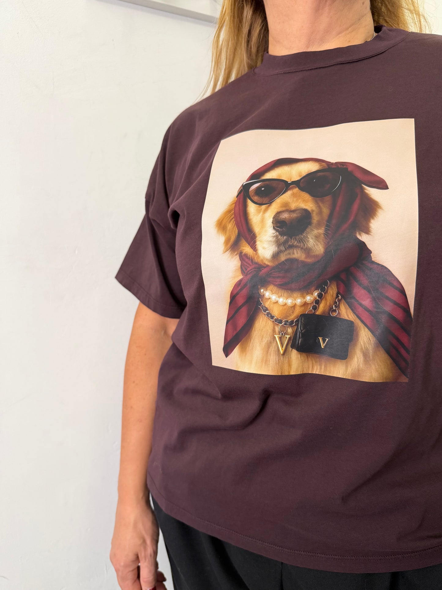 T-shirt Golden Melanzana Vicolo