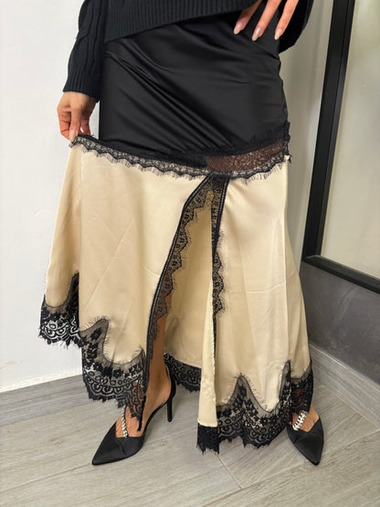 Gonna Saten Burro Vicolo