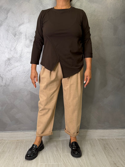 Pantalone 158C Emily Beige