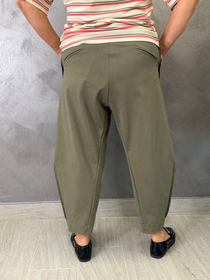 Pantalone Wendy Balloon Verde Militare