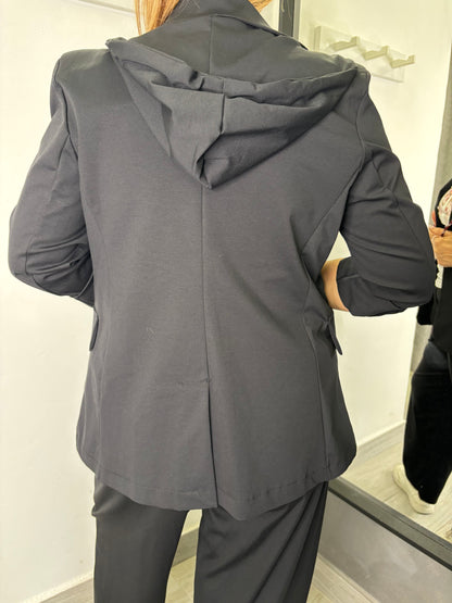 Blazer Cappuccio Nera