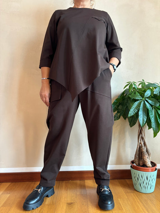 Pantalone 158C Attila Marrone