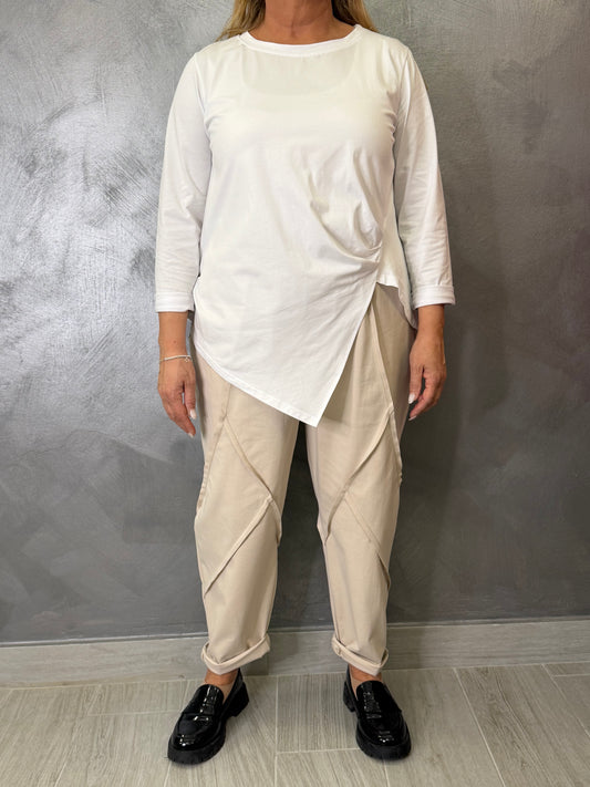 Pantalone 158C Micol Beige