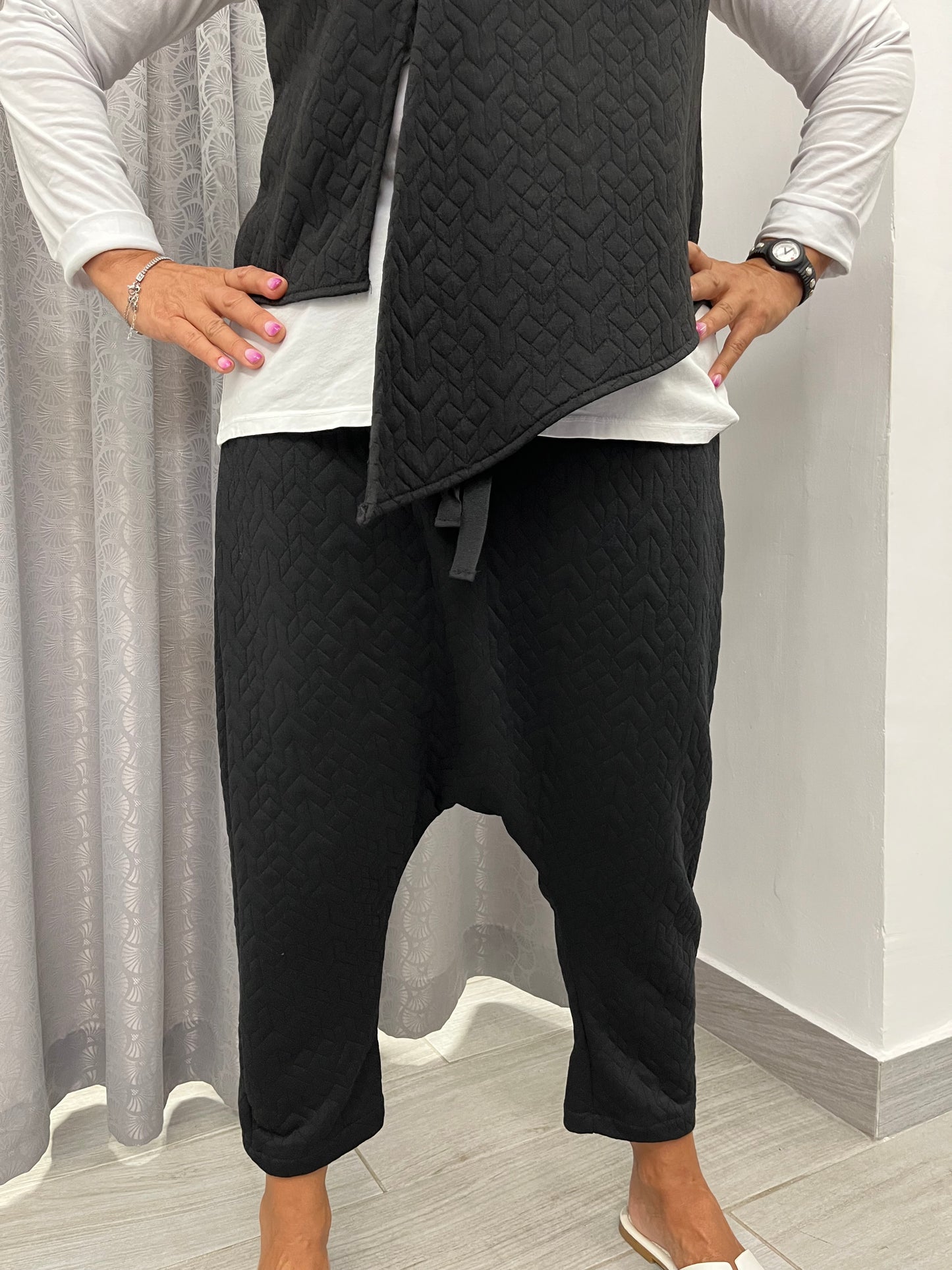 Pantalone Wendy a cavallo basso Nero