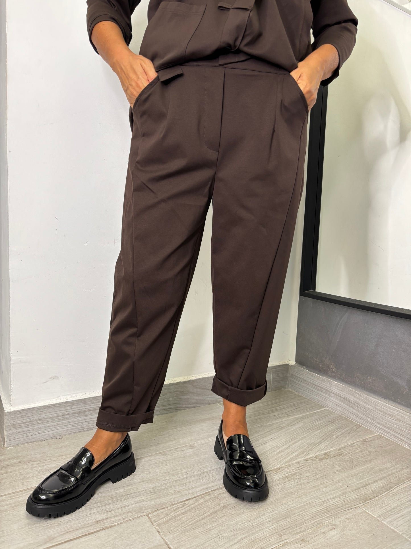 Pantalone Sun Olivia Marrone