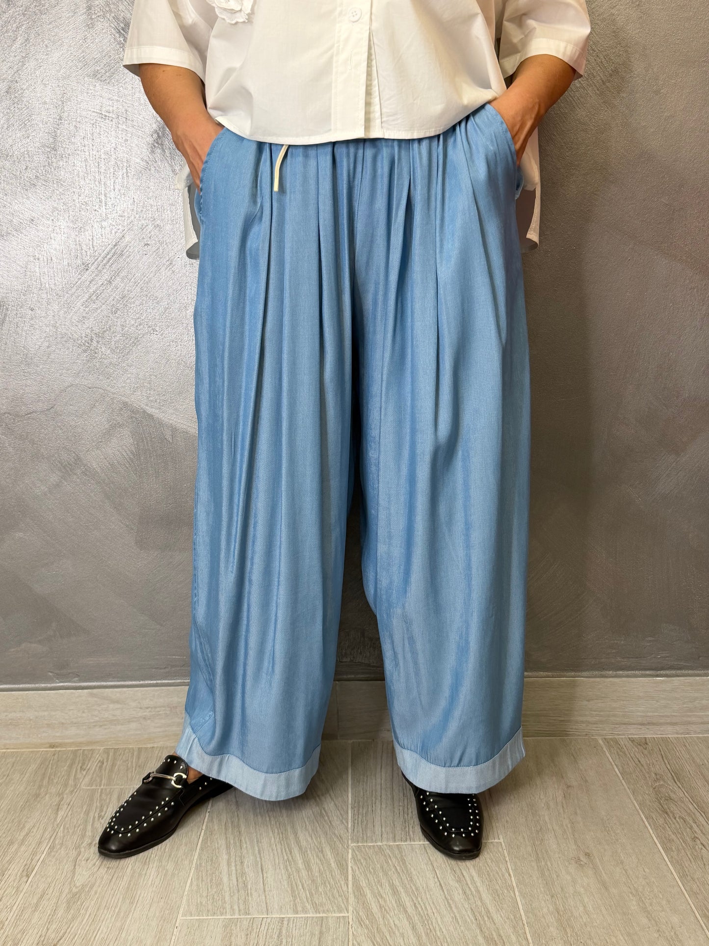 Pantalone Alvira Azzurro
