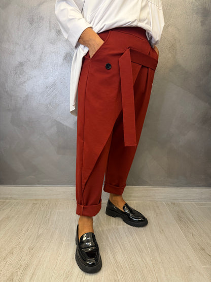 Pantalone 158C Rubina Ruggine