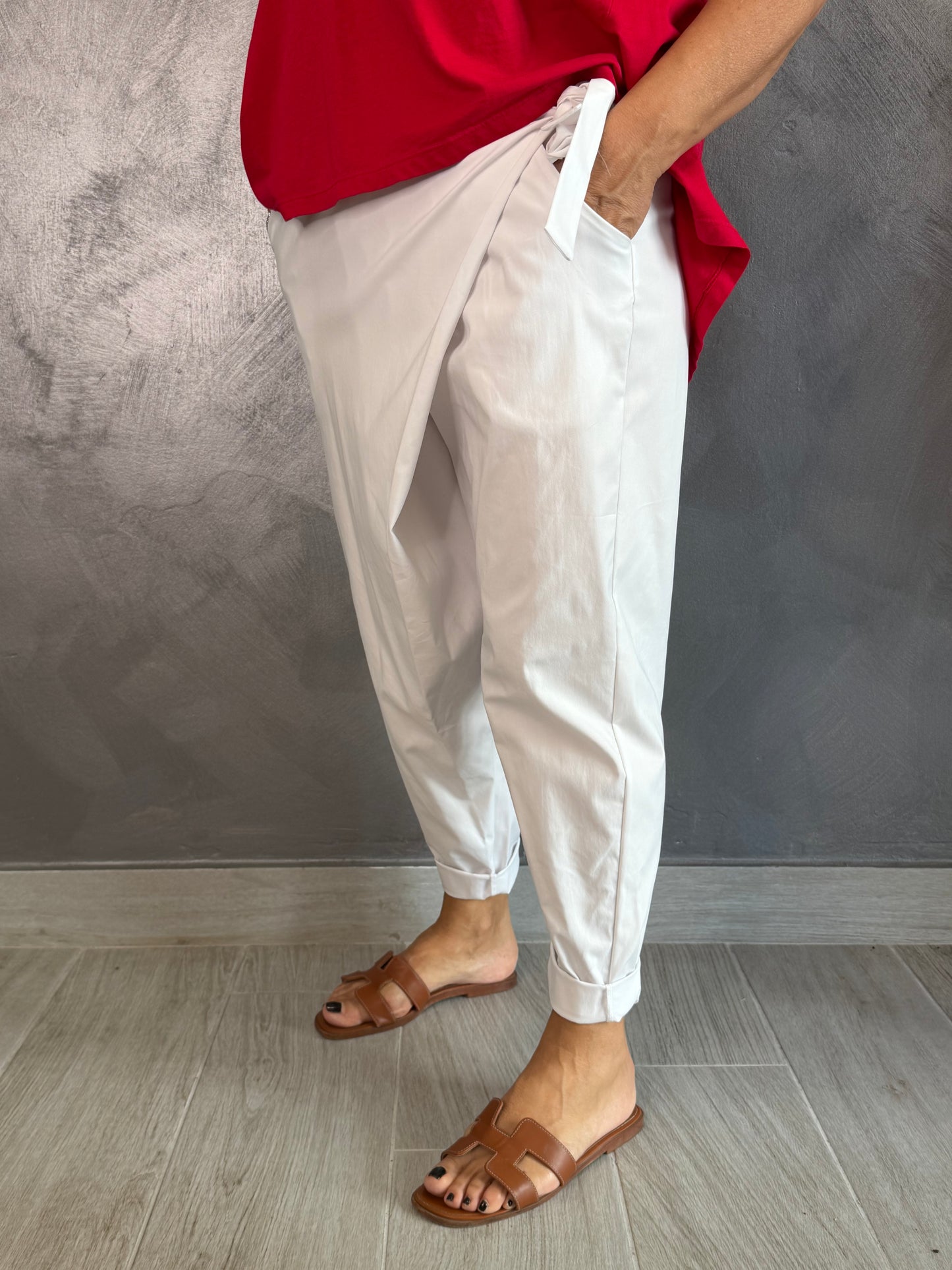 Pantalone Sun Pareo Summer Bianco