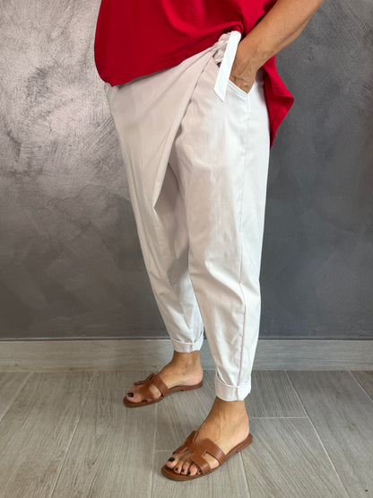 Pantalone Sun Pareo Summer Bianco