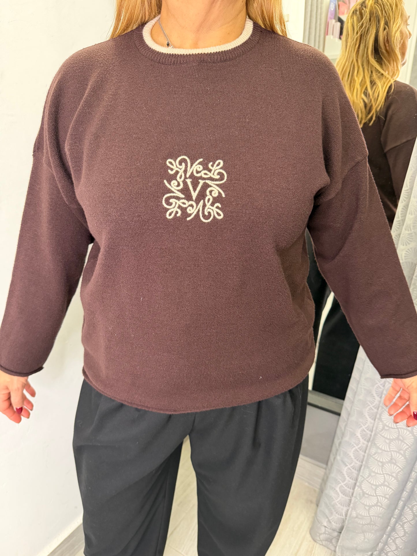 Maglione Marrone Vicolo