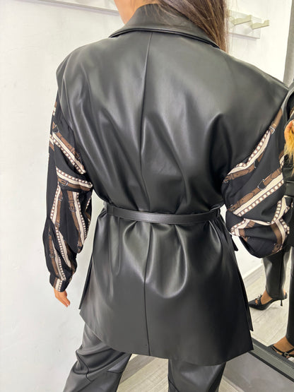 Gilet Ecopelle Nero Imperial