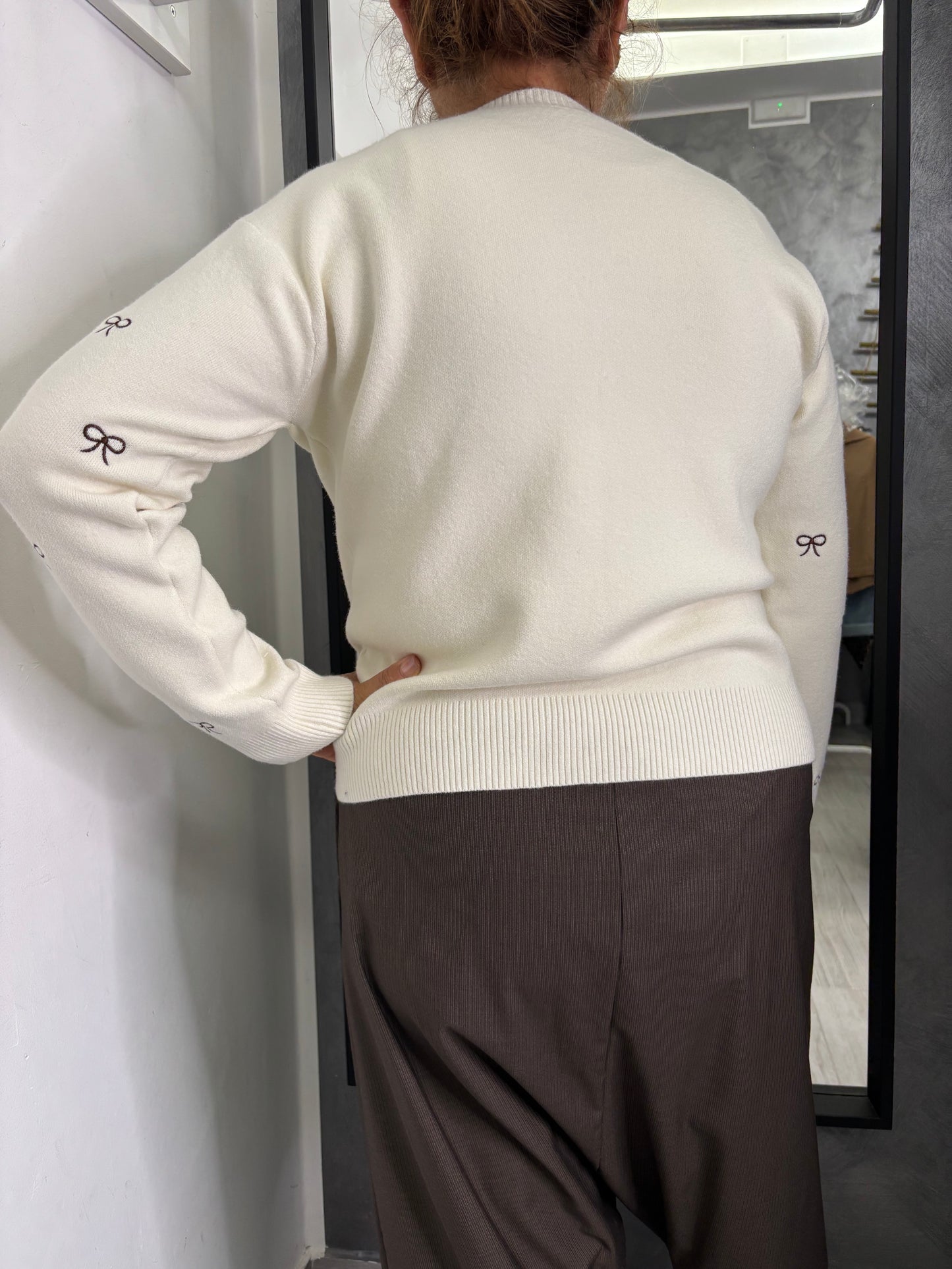 Maglione Fiocchi Burro