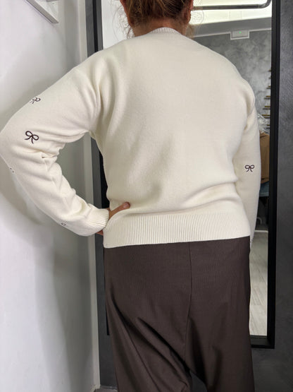 Maglione Fiocchi Burro