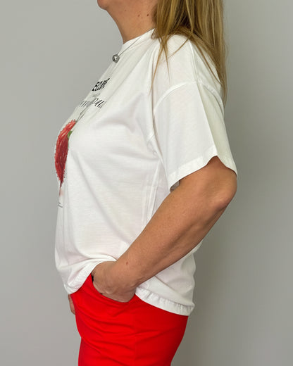 T-Shirt Lampone Vicolo