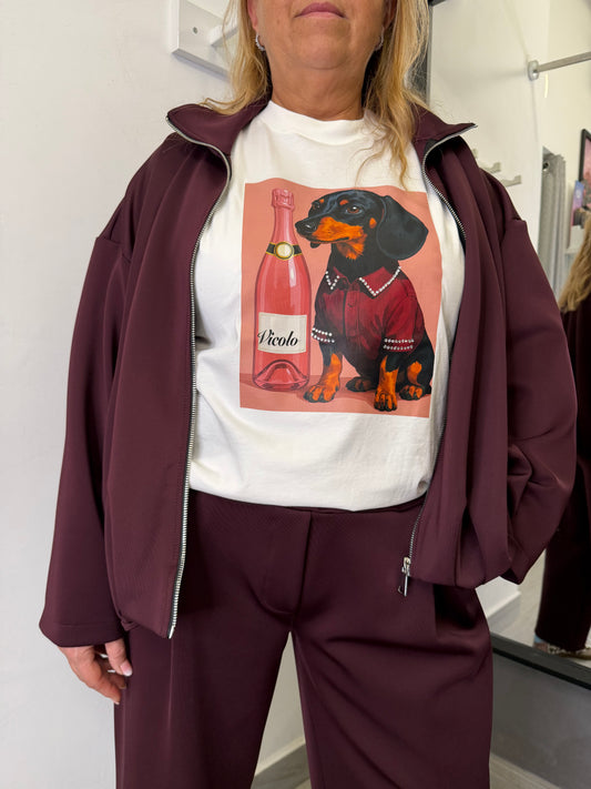 Giubbotto Micky Burgundi