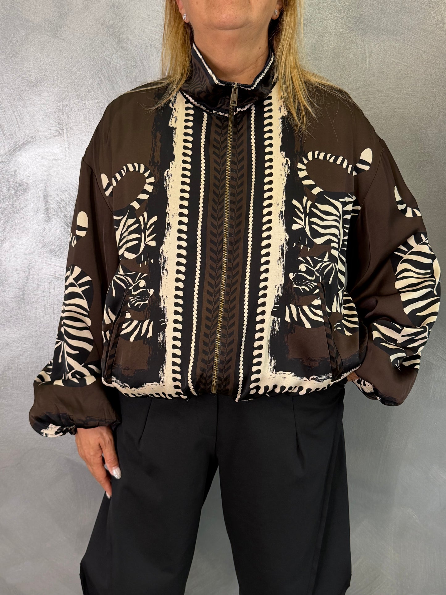 Bomber Marrone Fantasia