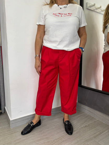 Pantalone Sun Fabiana Rosso