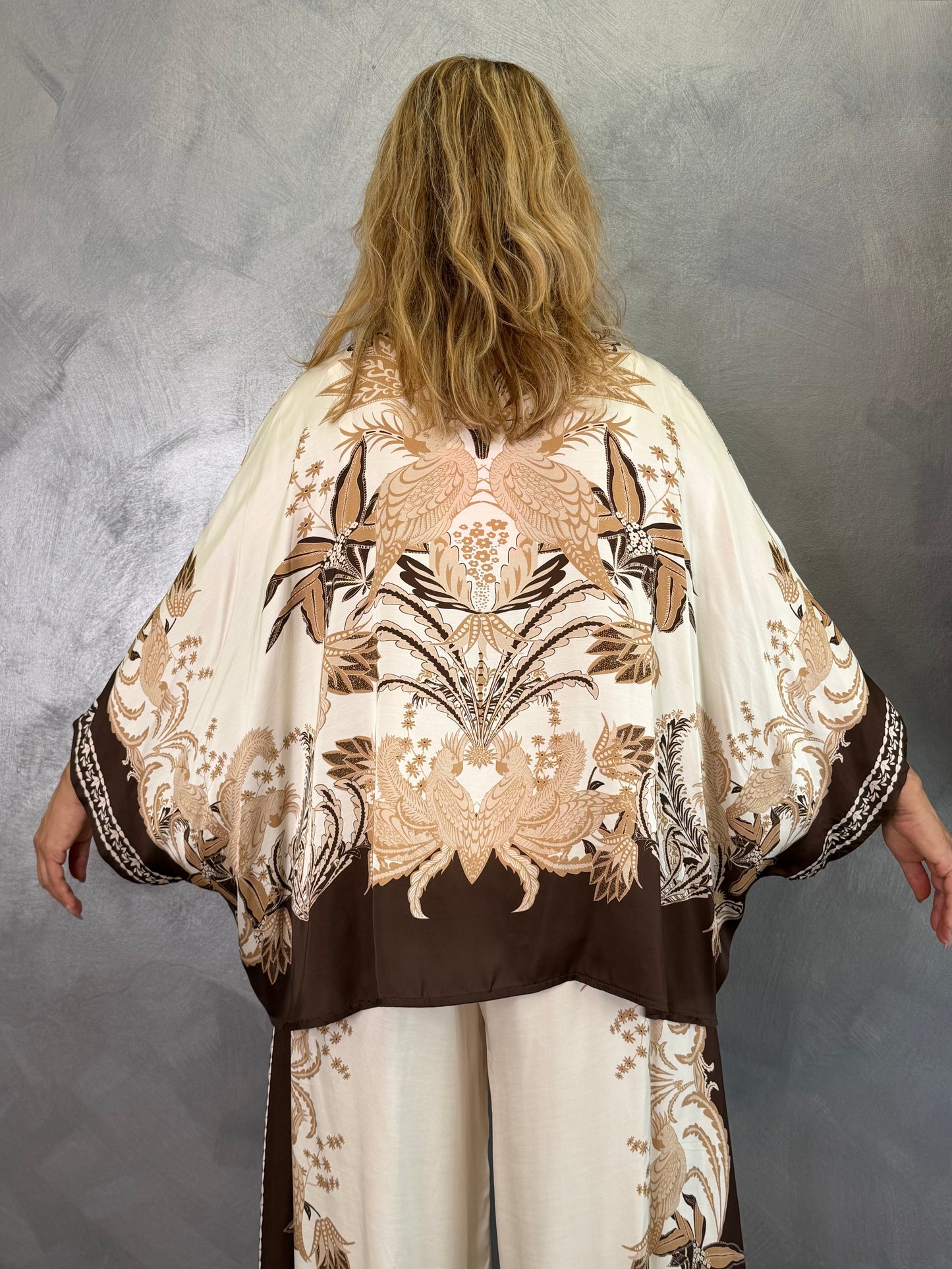 Camicia Nives Fantasia Marrone