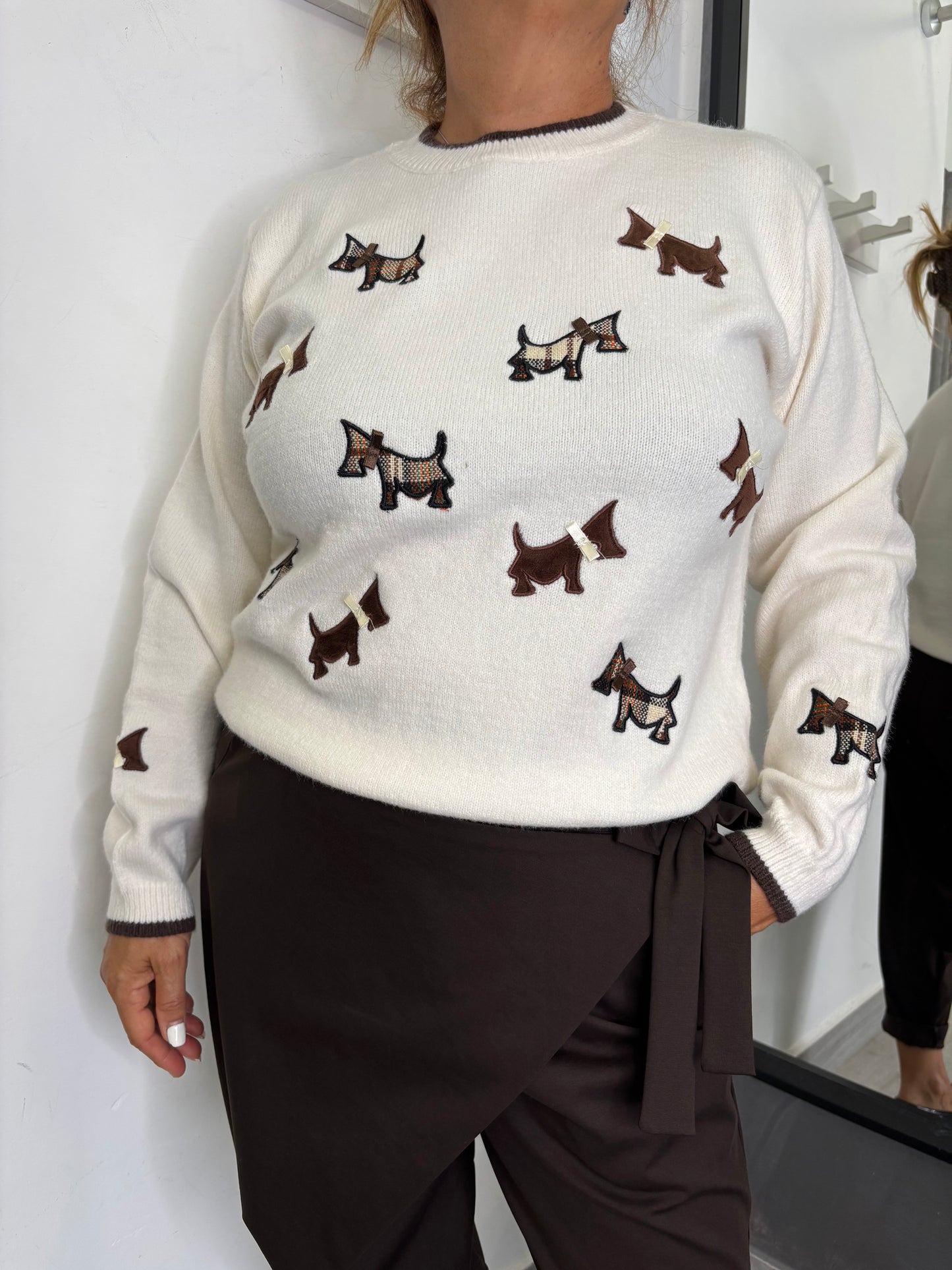 Maglioncino Bassotto Burro