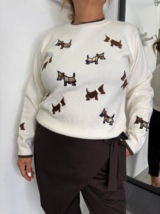 Maglioncino Bassotto Burro