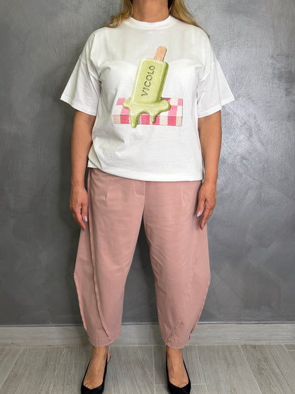 Pantalone Wendy Balloon Rosa